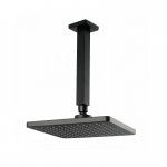 8” Square Rainfall Shower Head - NZHSS0115 - Black